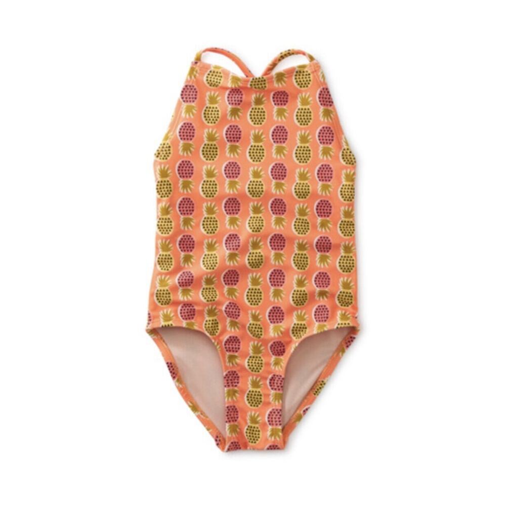 Tea Collection NWT Cross-back One-Piece Swimsuit. Size 3